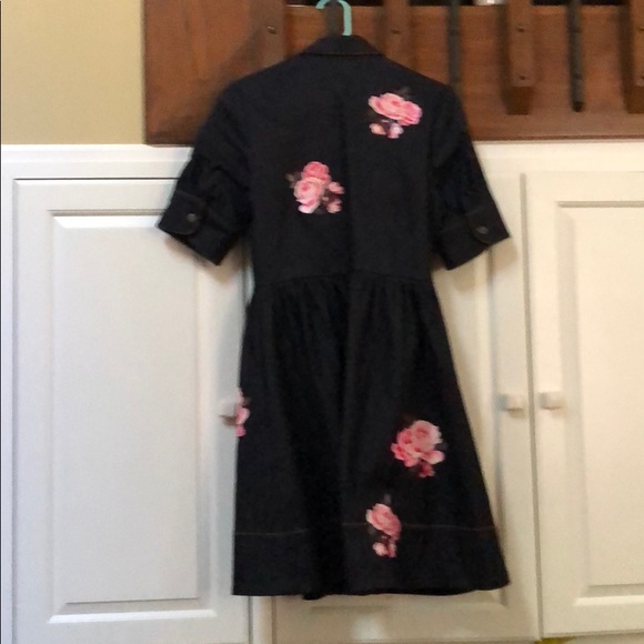 Denim floral dress - Picture 3 of 3